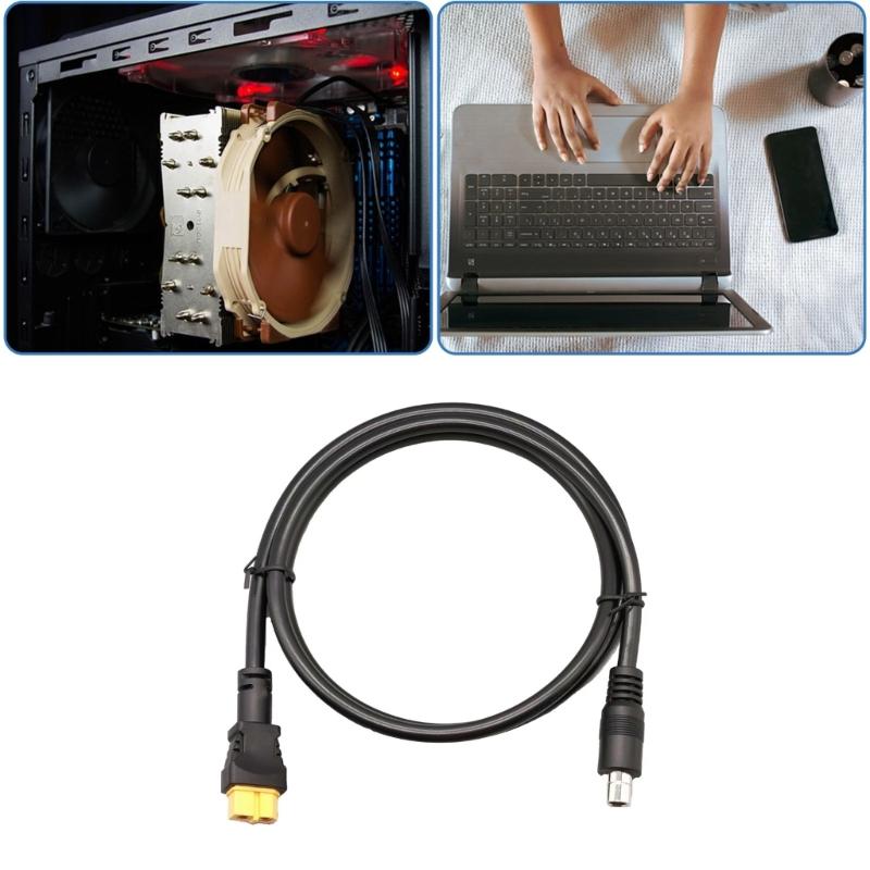 DC8020 Male To XT60 Female Adapter Cable 16AWG for Solar Panel Charging and Outdoor Power Solution 150cm