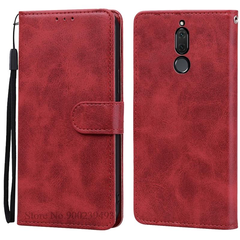 

Шкіряний фліп-чохол для Huawei Nova 2i RNE-L01 RNE-L21 RNE-L23 Шкіряний гаманець-чохол для телефону для Huawei Nova 2i RNE L01 L21 Фліп-обкладинка For Huawei Nova 2i червоний