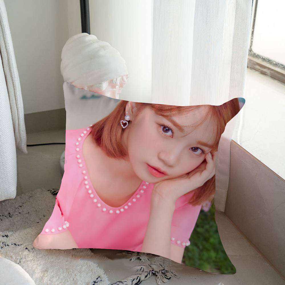 

K-Kim Chae Won Pillow Gifts Home Office Furnishings Bedroom Sofa Car Cushion Cover Case 45x45cm 16x16Inch