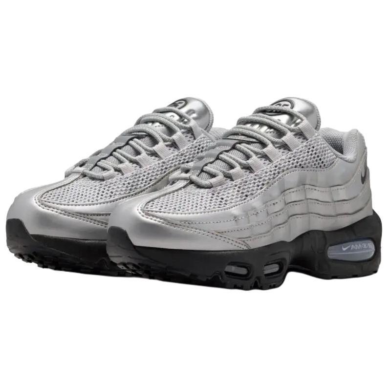 Nike Air Max 95 Laufschuhe Unisex Silber Schwarz IB6830-002