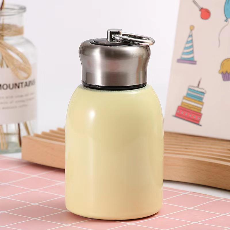 Chic Mini Stainless Steel Travel Thermos - Portable & Cute Water Cup for Outdoor Use