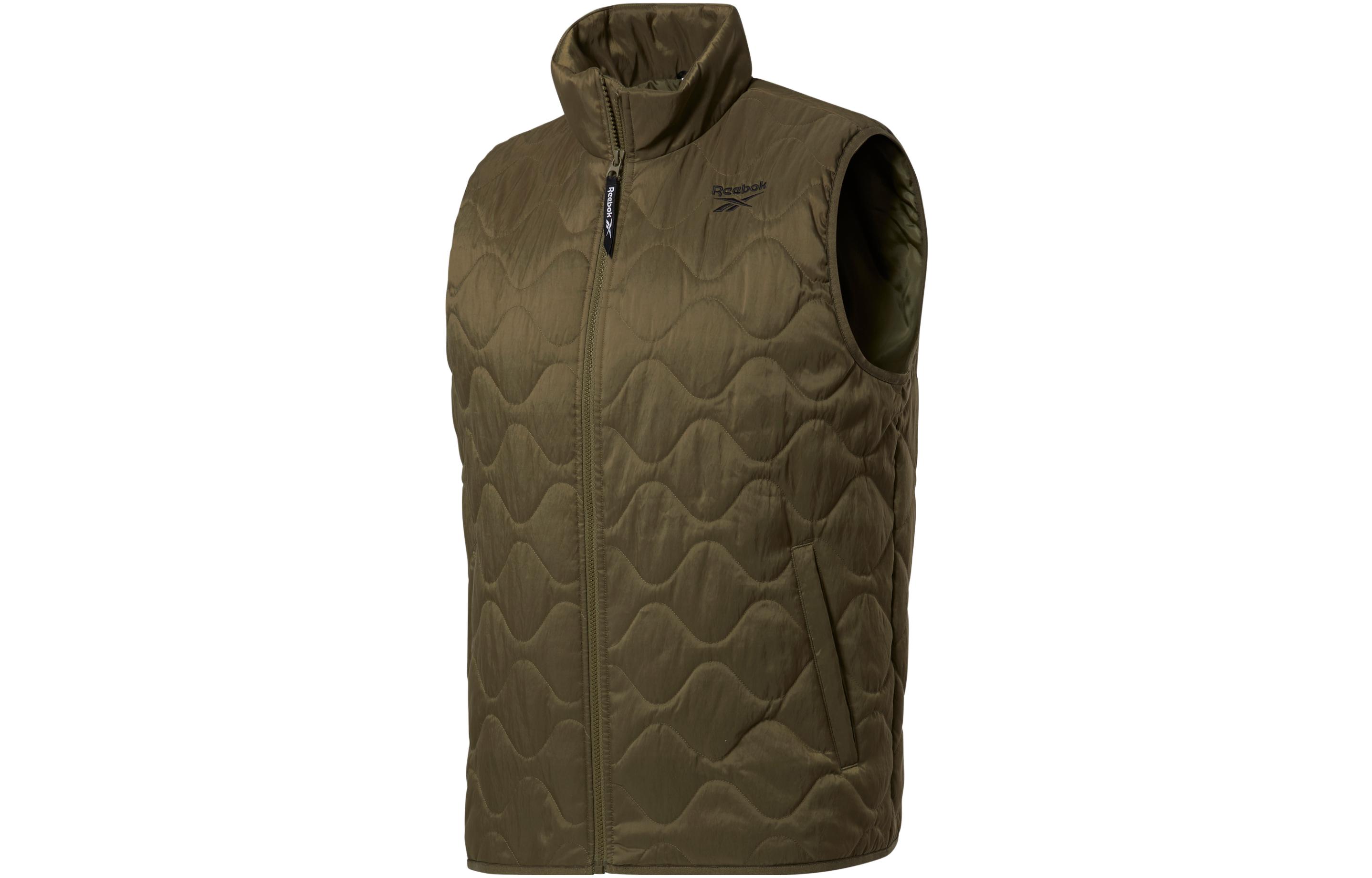 Reebok OUTERWEAR C PAD Vest Men s Green GU5739 L
