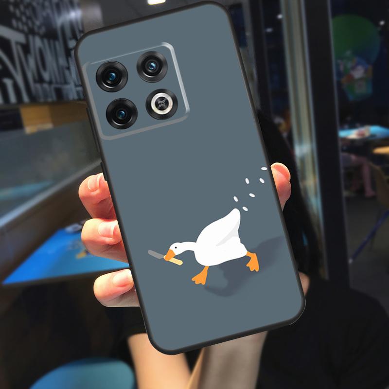 Cartoon Cute Goose Game Funda For OnePlus 13R 13 12 R 11 9 10 Pro 8T 9RT 10T OnePlus Nord CE 4 2 3 Lite N20 N30 Case