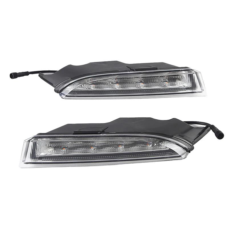 

Высококачественные светодиодные противотуманные фары для автомобиля, подходящие для Volkswagen Scirocco R Line 2010-2014, противотуманные фары в сборе, дневные ходовые огни, поворотники чистый