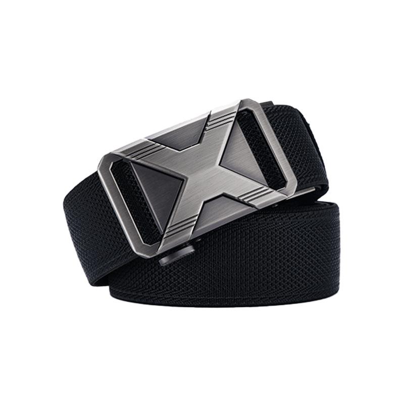 New Hot-Selling Belt Men'S Automatic Buckle Nylon Tactical Braided Belt Middle-Aged And Young Outdoor Belt Simple Wind Belt