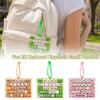 Clear Key Sounds Stress Relief Decompression Toy 26-key Press Button Toy  Bag Ornament