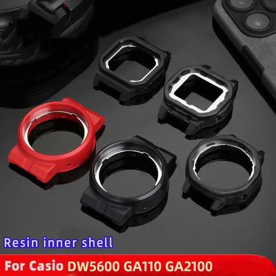 For Casio G-Shock Resin Inner Shell Movement Shell GA-110 DW-5600 GA-2100 GW-M5610 Rear Shell Back Shell Men Case Accessories