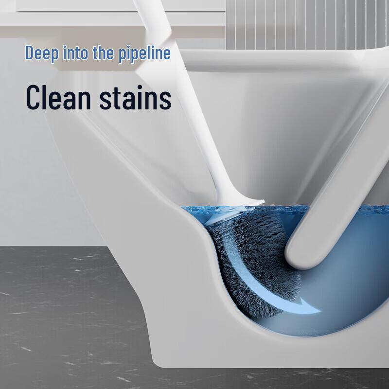 ecoco Wall-Mounted Round Toilet Brush