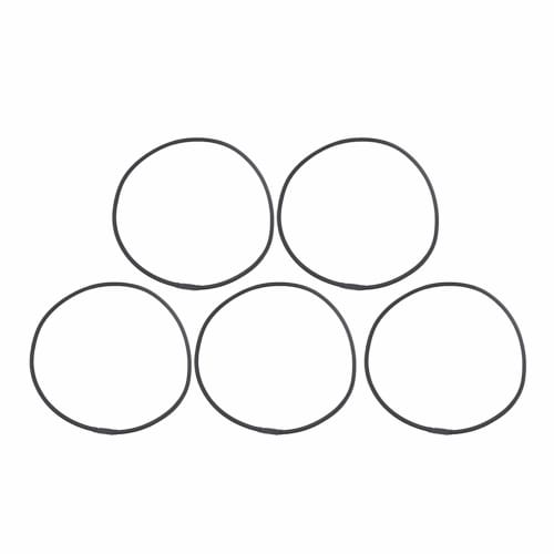 Bstinay 5-Piece Set of Shock Mount Rubber Cords for Microphone Suspension Holders, Black