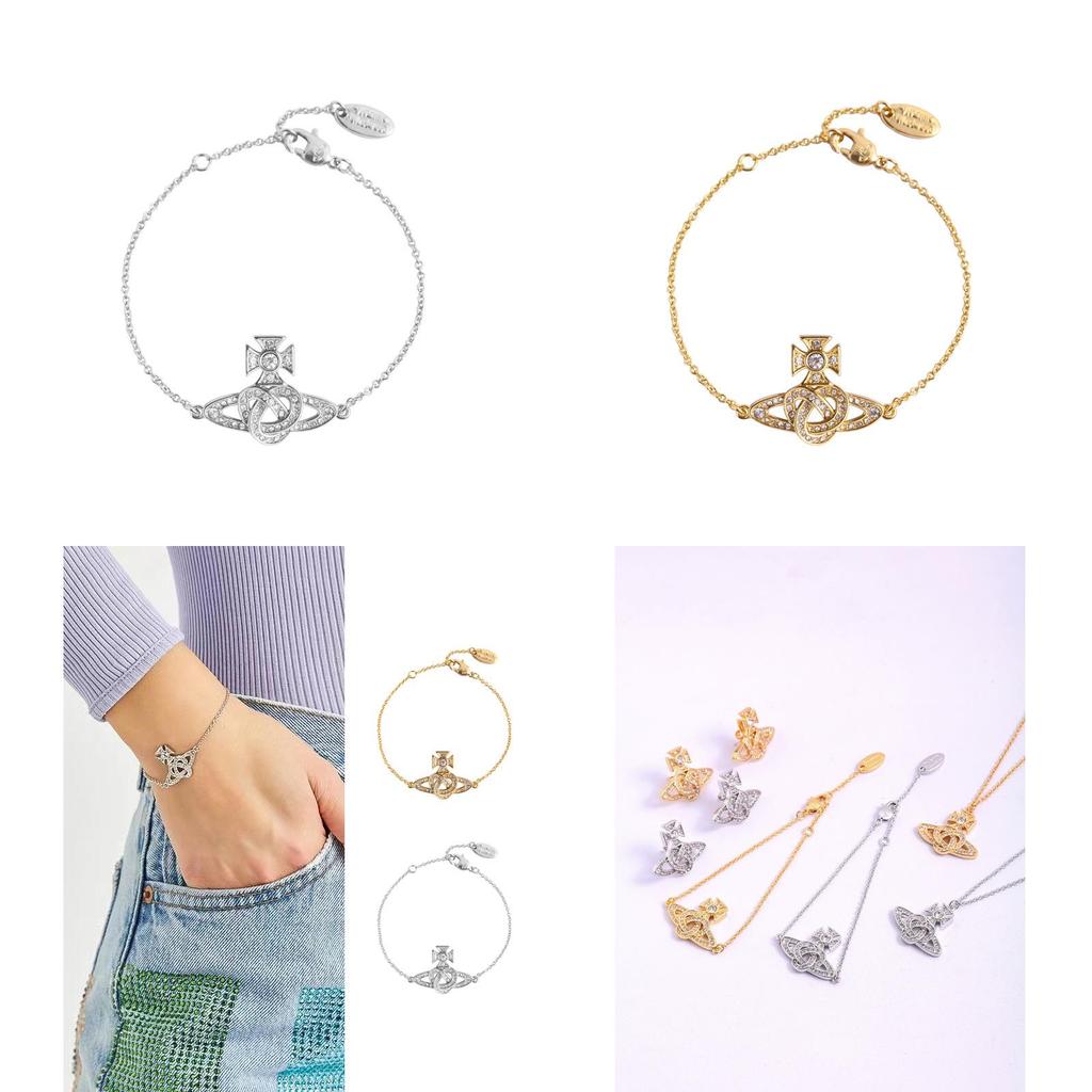 Exclusive Design Twisted Floral Bracelet For Women Elegant Copper Plated Saturn Bracelet With Shimmering Diamonds Characters)