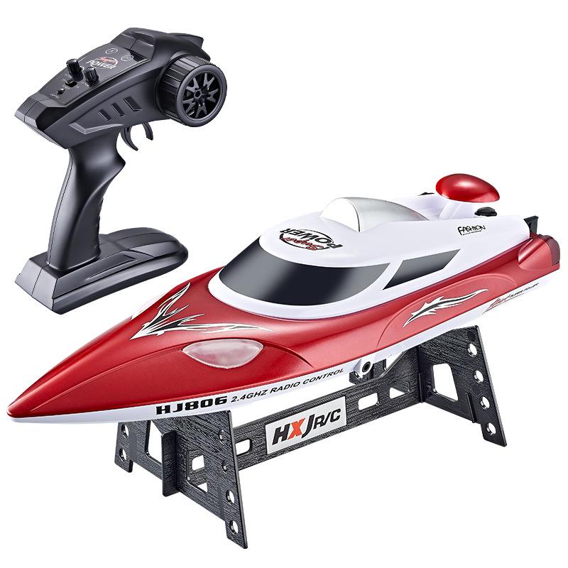 Hj806 Automatic Flip Fully Sealed Design 35km/H Long-Lasting Endurance High-Speed Fully Proportional Remote Control Speedboat