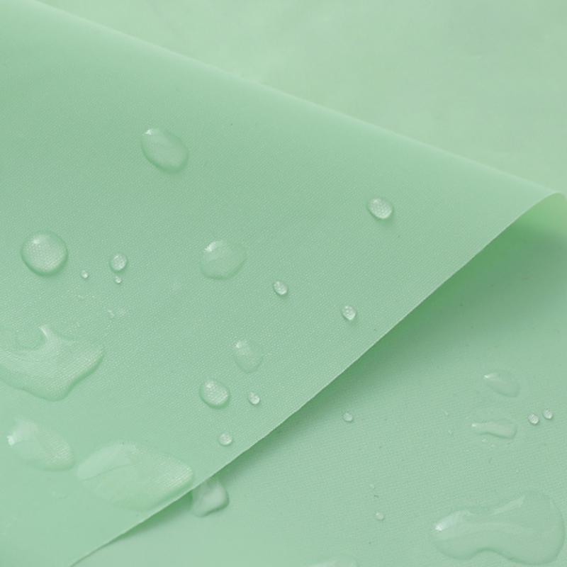 Waterproof Sunscreen Shading Rain Fabric Thin PVC Rain Cloth Fabric For Diy Sewing Raincoat Apron Canopy Shower Curtain