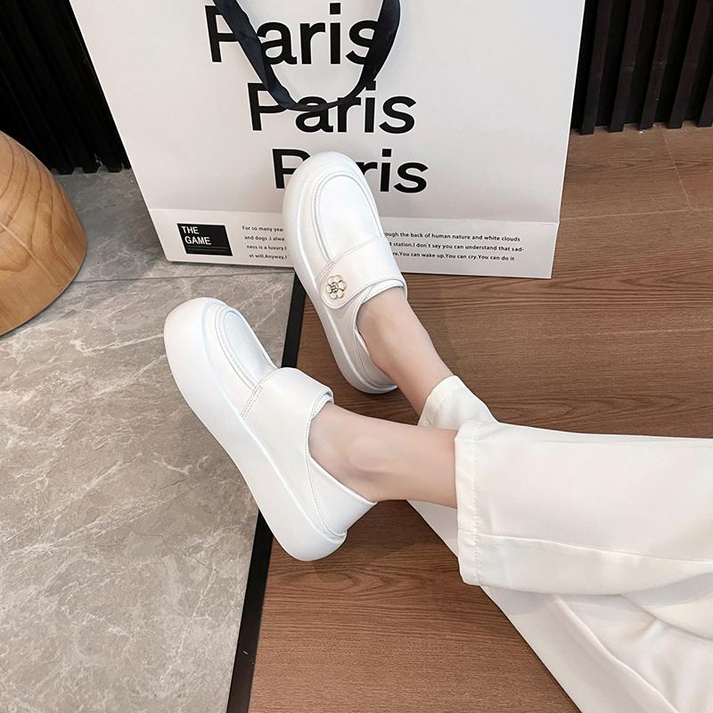 Spring and Autumn Non-slip Comfortable Round-toe Flats Nurse Shoes