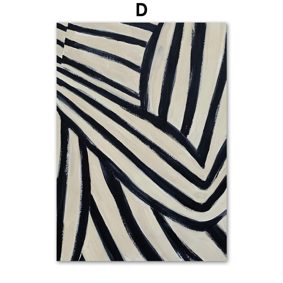 Lines Curve Girl Geometry Modern Abstract Posters And Prints Wall Art Canvas Painting Hotel Bar Pictures For Living Room Decor