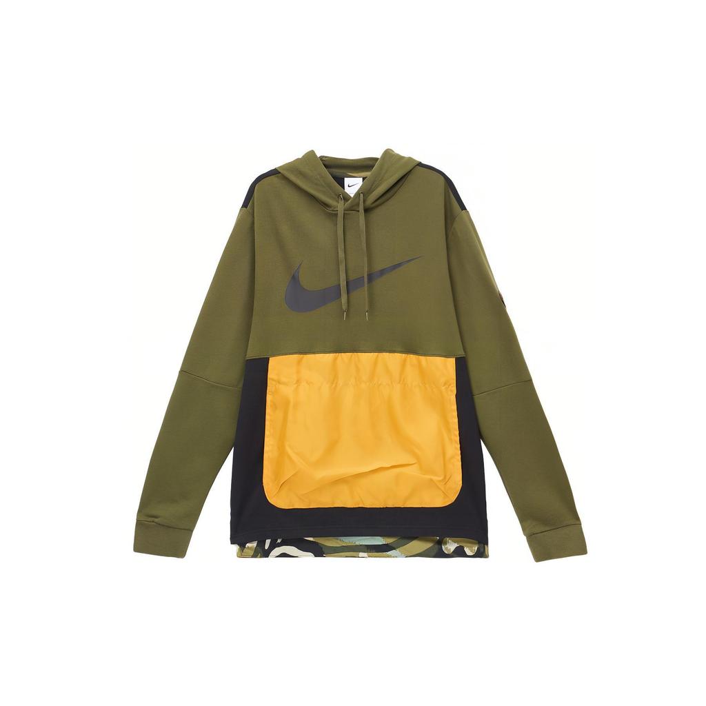 Nike Sweatshirts Men's Green Hooded Moderate Other DM8132-326