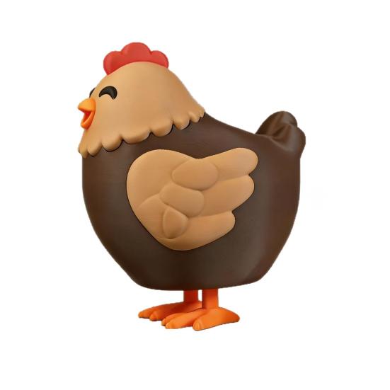 Candy Dispenser Machine Chocolate Egg Laying Chicken Candy Dispenser Fun Plastic Easter Toy with Reusable Surprise Capsule Adorable Desk 1pc