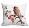 New Spring Flower and Bird Print Pillowcase Home Living Room Sofa Cushion Pillowcase