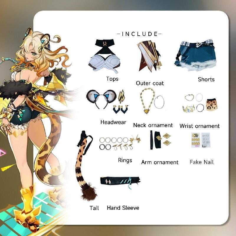 

Костюм для косплея персонажа Genshin Impact Силонэнь для ролевой игры, одежда для выступления XL