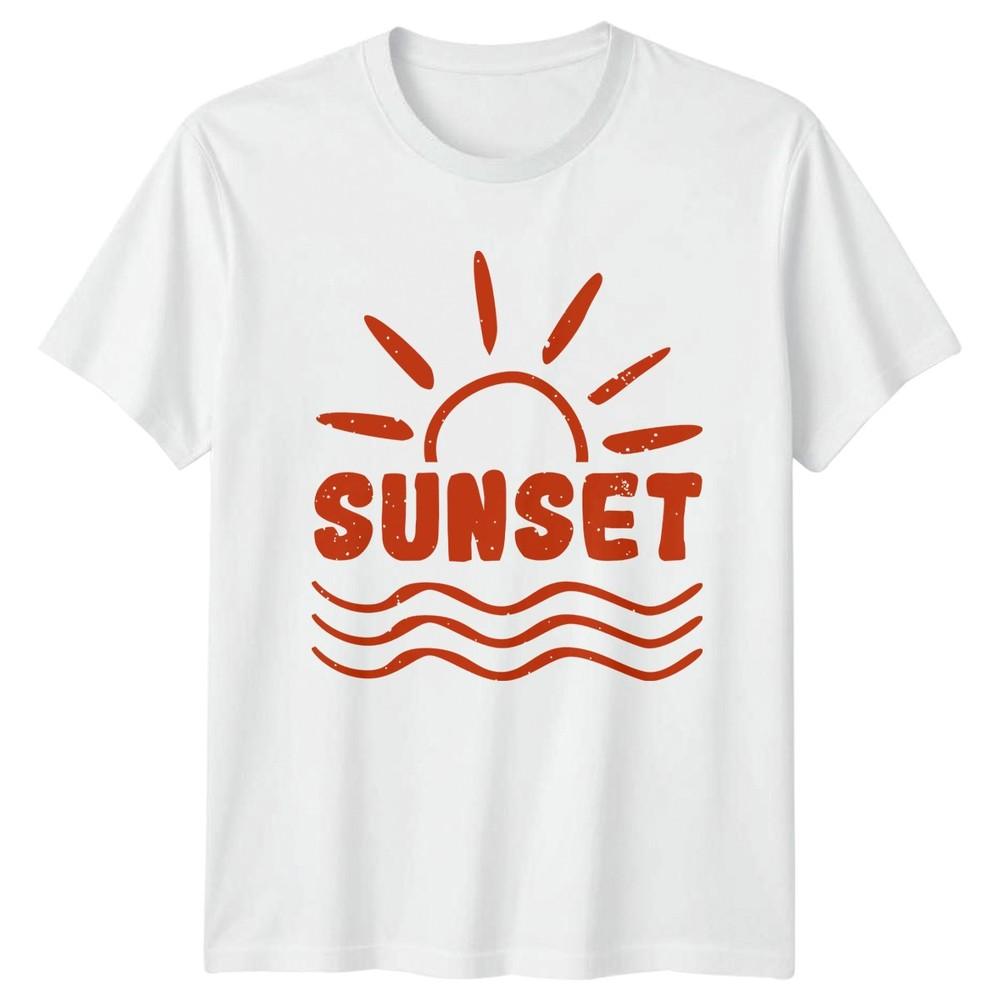 Sunset TShirt Sunset Lover Beach Summer Birthday Gift For Him And Her