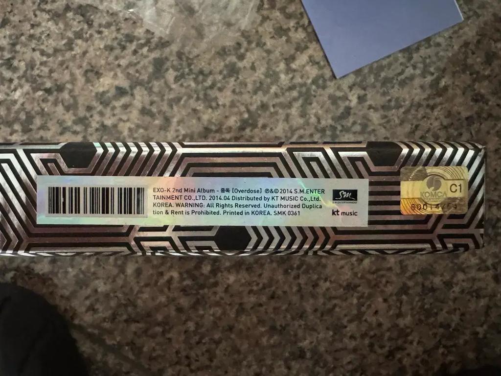 EXO Overdose: Sooho Solo Autographed Signed Album Used