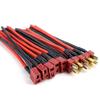 Deans Ultra Pigtail Cable T Plug Connector Male/Female 10Cm 12/14Awg Soft Silicone Wire For Rc Quadcopter Lipo Battery Expand