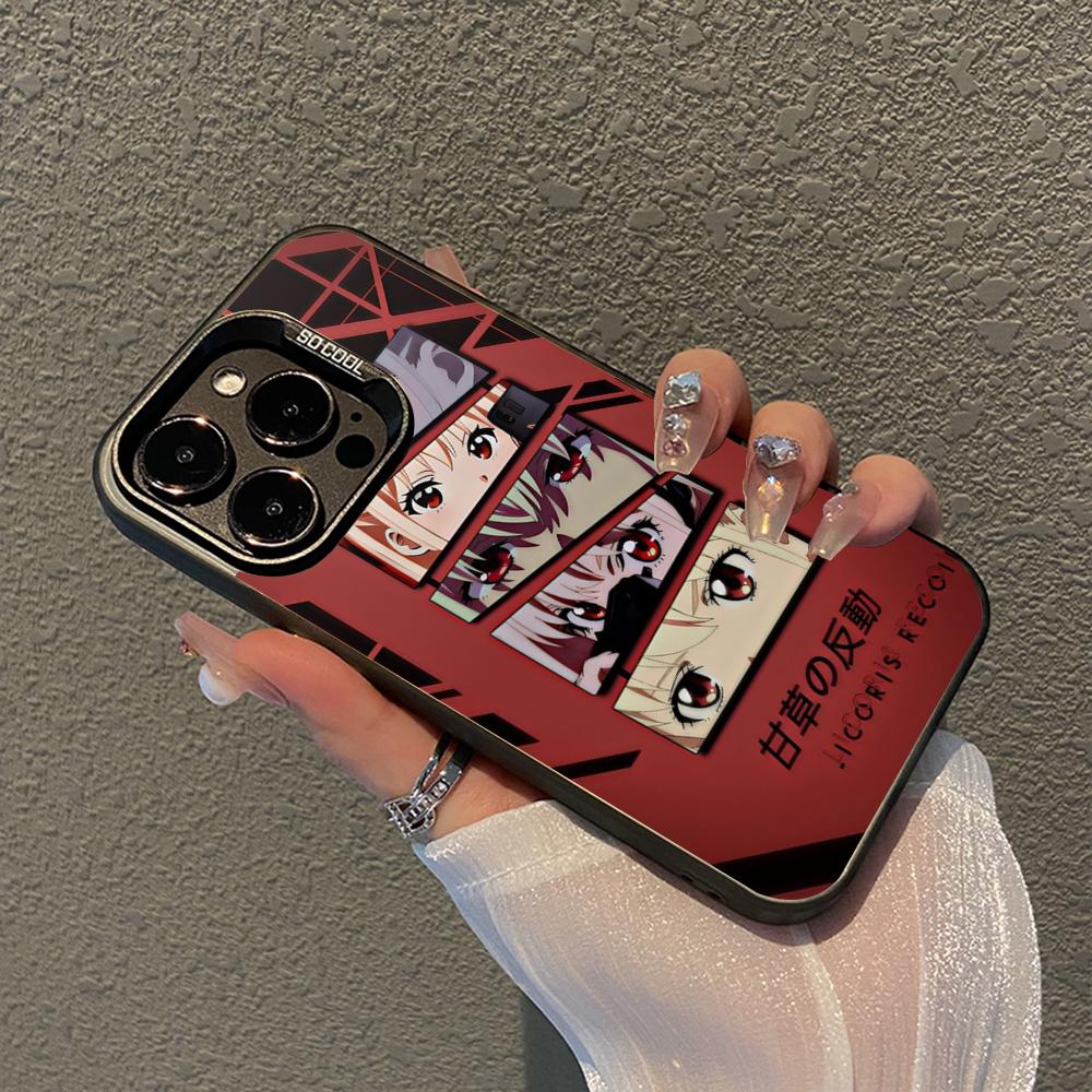 Lycoris Recoil Chisato Nishikigi Phone Case For IPhone 16 15 14 13 12 11 Pro Max X XR XSMAX 8 7 Plus Matte Shockproof Back Cover