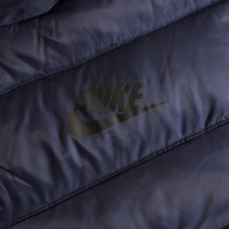Nike Down Jackets Men's Blue Black Hooded Moderate Other 541457-410