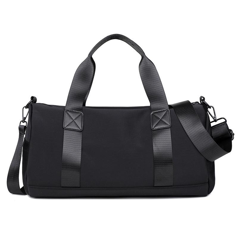 Borsa cilindrica casual semplice Borsa piccola per il fitness A tracolla obliqua Borsa da viaggio Borsa a mano versatile leggera unisex