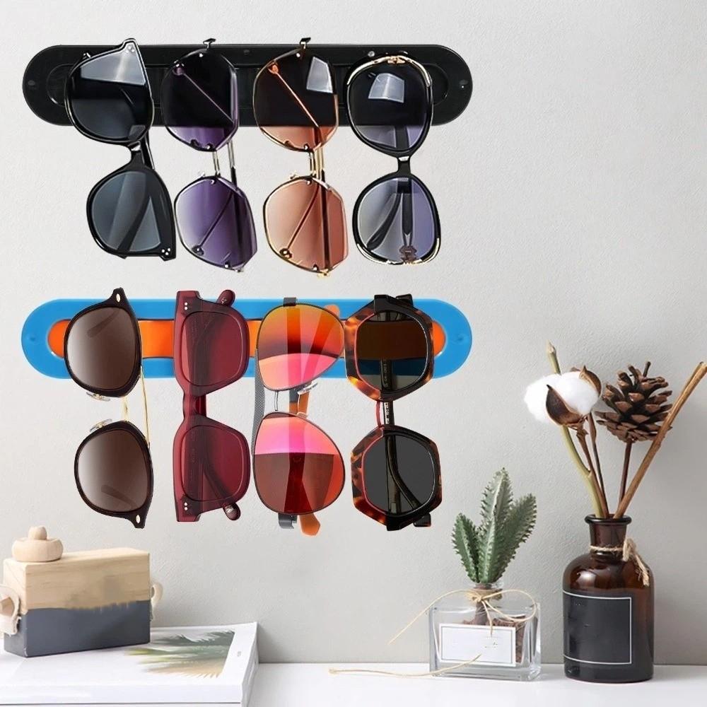 Space Saving Eyeglass Storage Rack Wall Mounted Glasses Display Rack Sunglasses Shelf  Decoration