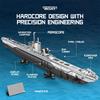 3624PCS U Shaped Submarine Building Blocks Undersea Ship Model Bricks With Base Bracket Desktop Deco Kids DIY Toys Holiday Gifts
