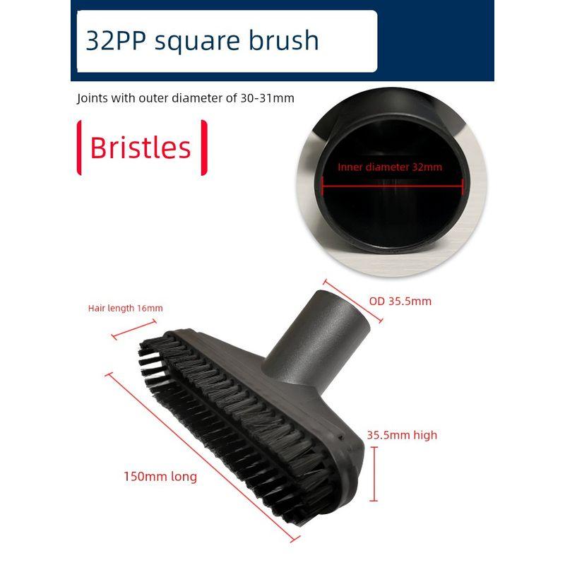 Attack Vacuum Cleaner round Brush Suction Head Hose Connector round Brush Head Hair Head Bf501bf502 Accessories Complete Collection Neutral