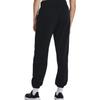 Under Armour Solid Color Elastic Tapered Letter Embroidered Knitted Sports Pants Women Pants Black 1379440-001