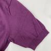TOMORROWLAND 61-02-12-02002 Purple Silk Cotton Knit Polo Shirt SESIA tops M purpleUsed