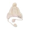 New Korean Winter Pullover Hat for Women Plus Velvet Thick Plush Knitted Outdoor Warm Wool Ball Ear Protection Hat