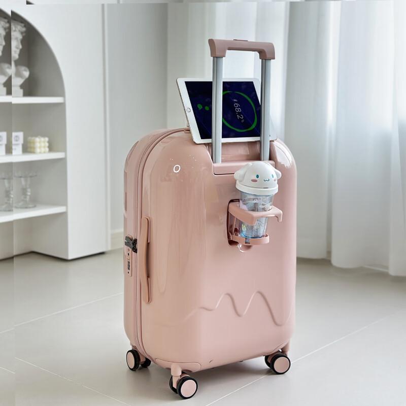 LONE WOLF Stylish ABS+PC Travel Suitcase 20 inch
