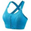 Adjustable Front Zip Shockproof Wire-Free Yoga Sports Bra
