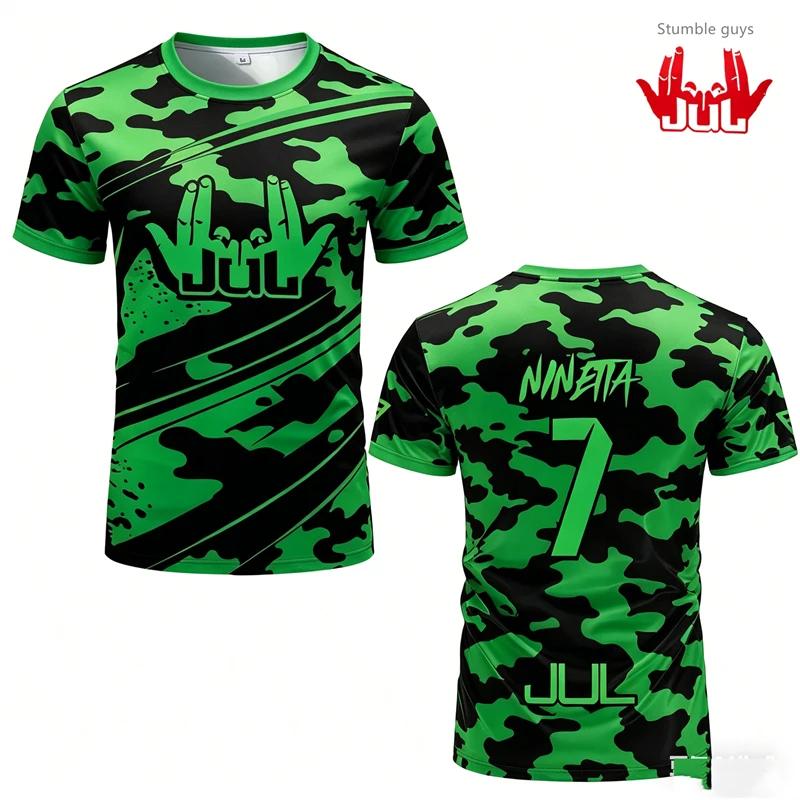 Summer Men's Gym Training 90 Minutes Series MM9 JUL Football Jersey Outdoor Sports Quick-drying Kids Boys T-shirt