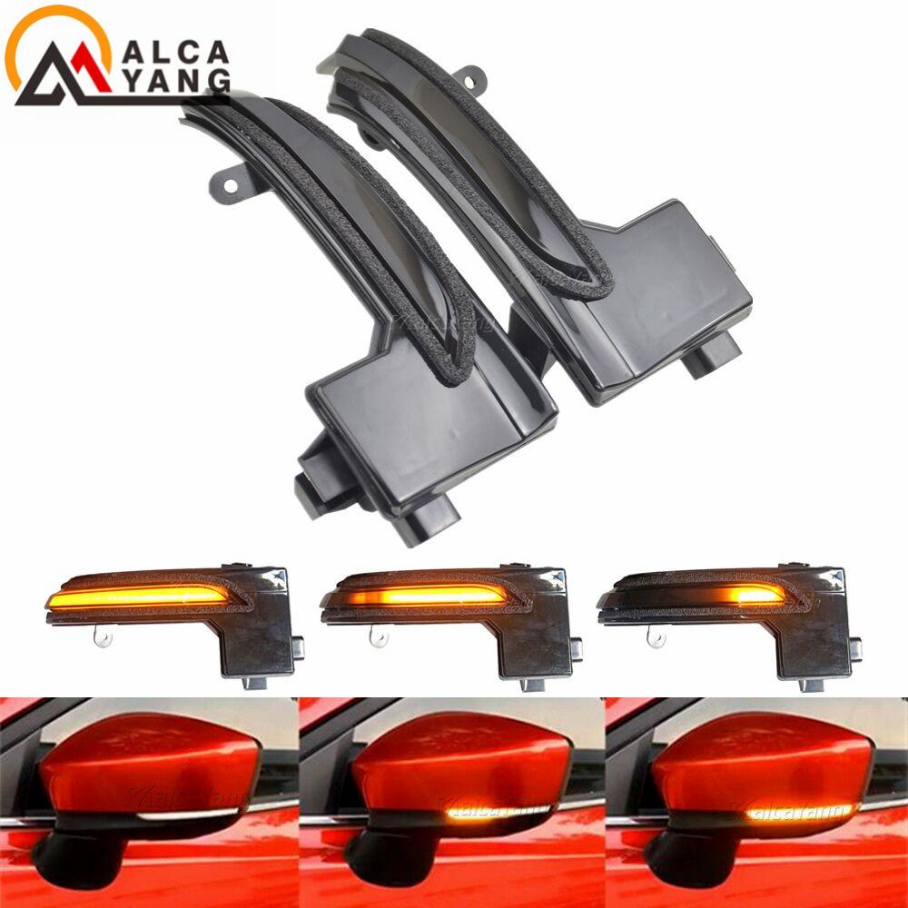 2PCS Dynamic LED Turn Signal Light For Mazda 3 2017 2018 For Mazda 6 2018 Rearview Mirror Indicator Sequential Blinker Lamp