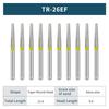 NICEDEN10 pcs/box Dental Diamond Burs FG 1.6mm For High Speed handpiece High Hardness Drill