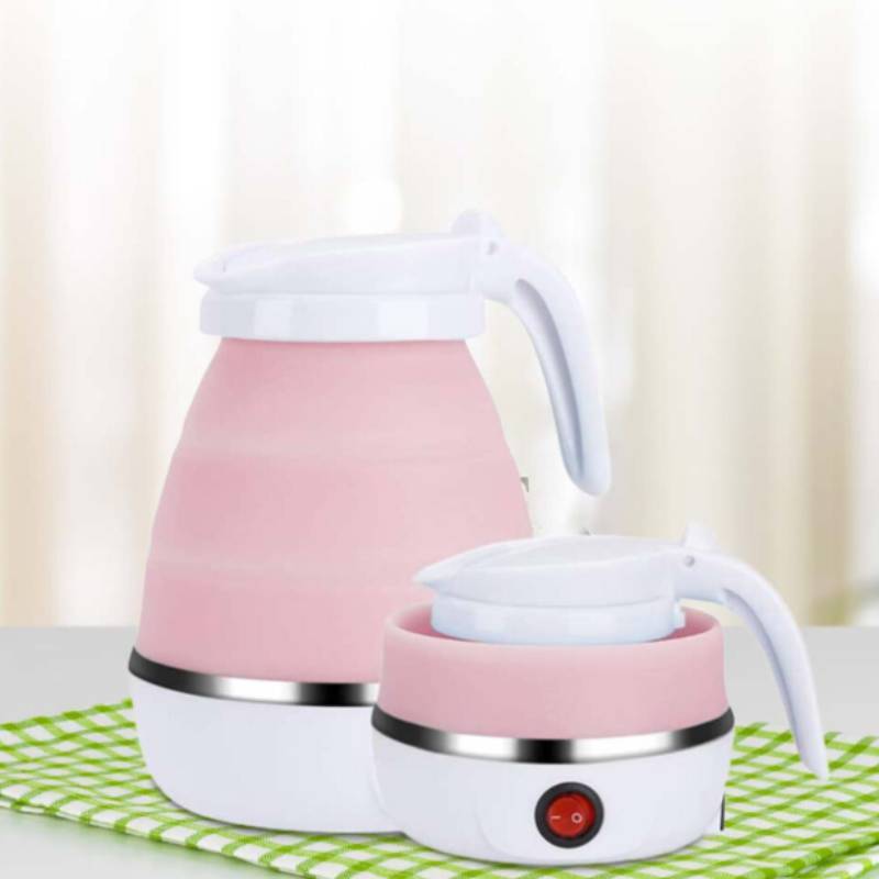 Collapsible Electric Kettle Portable Water Boiler For Travel Camping Caravan Boat Hiking Business Trip Home Use