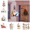 Paper Craft Christmas Door Hanger Oranments With Rope Christmas Party Supplies  New Year