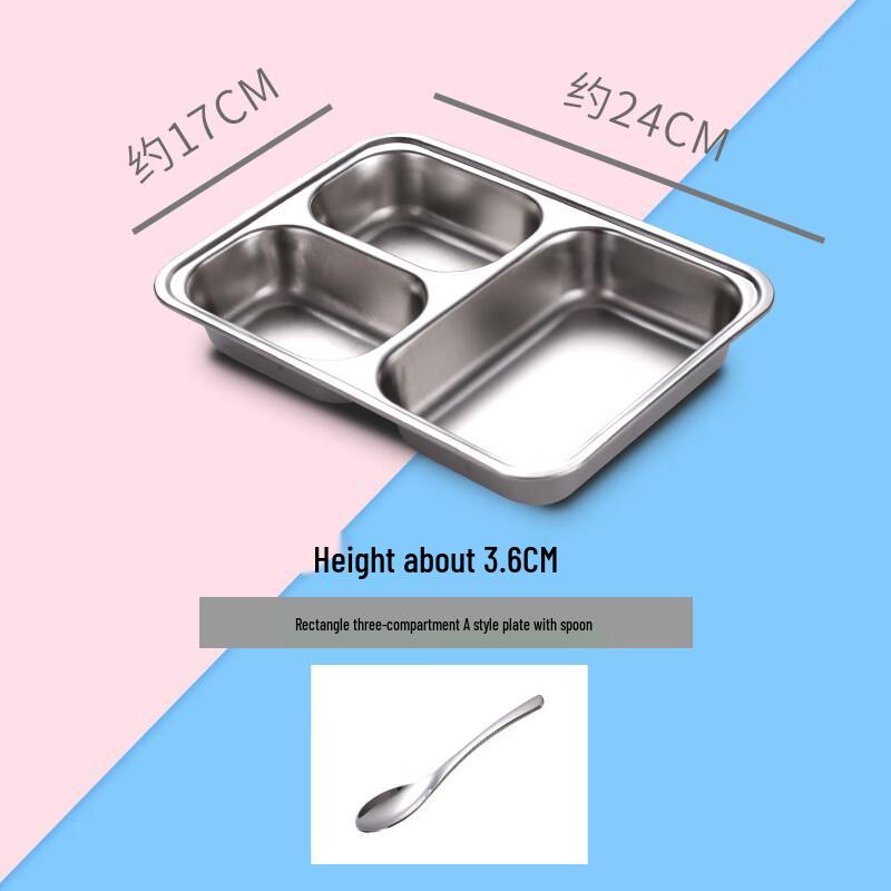 Qianxing 304 Stainless Steel Kids Divided Plate
