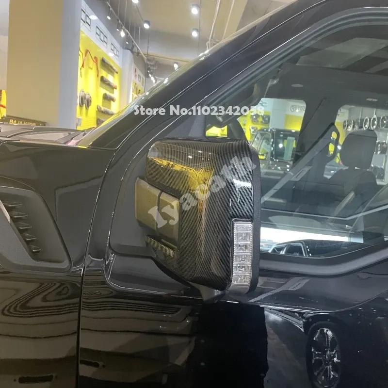 Forr Ford F150 F-150 ABS Car Front Side Left Right Rearview Glass Mirror Cover Trims Frame Rear View Caps Cover