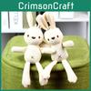 Adorable Corn Rabbit Plush Toy With Soft Short Plush And Pp Cotton Filling 20cm