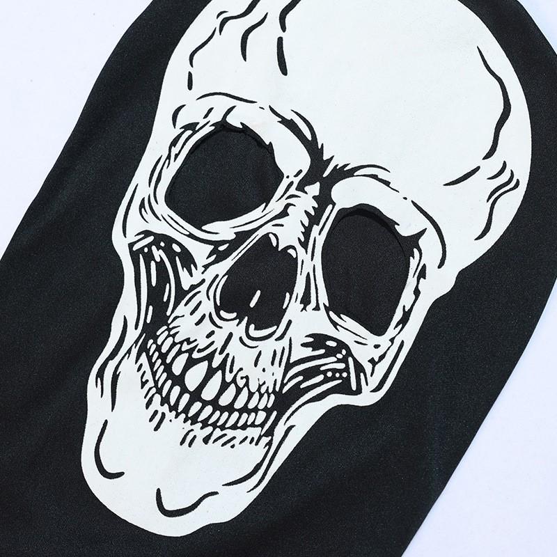 Kids Halloween Skeleton Costume Set Glow-in-the-Dark Ghost Outfit Party Stage Performance Unisex