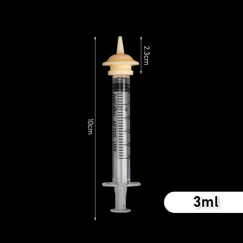 Pet Bird Feeding Nipple Newborn Dog Cat Feeding Pacifier Hamster Mini Pet Small Dog Feeding Bottle Syringe with Silicone Nipple