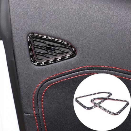 Carbon Fiber Dashboard Speaker Frame Trim Tweeter For Corvette C8 Z51 -25