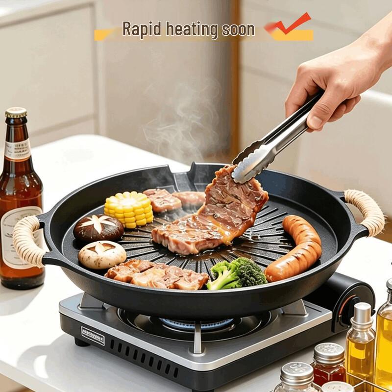 Huimaiyuan Maifan Stone Non-stick BBQ Grill Pan