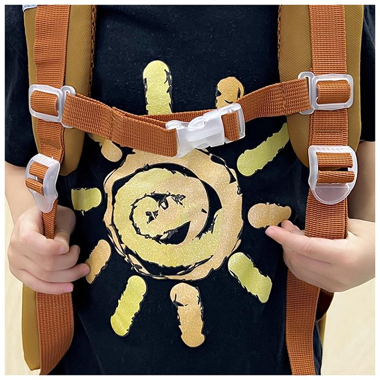 Kids' Cartoon Schoolbag: Lightweight, Double Shoulder Backpack with Spine Protection for 3-6 Year Olds