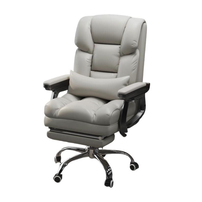 Ergonomic Boss Chair: Office & Home Use - Reclining, Comfortable Swivel Chair for Business or Gaming
